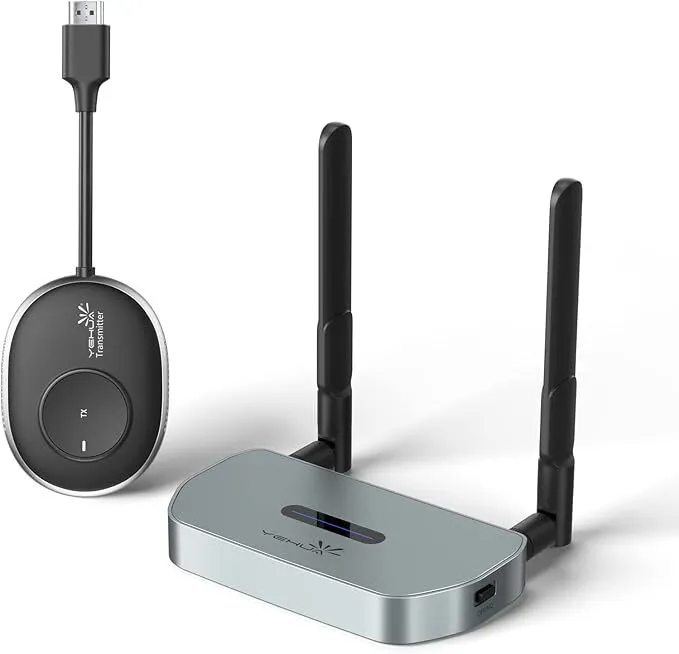 YEHUA Extendeur HDMI sans Fil avec Emetteur et Récepteur 4K HDMI