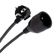 Rallonge PC16 noir 15m
