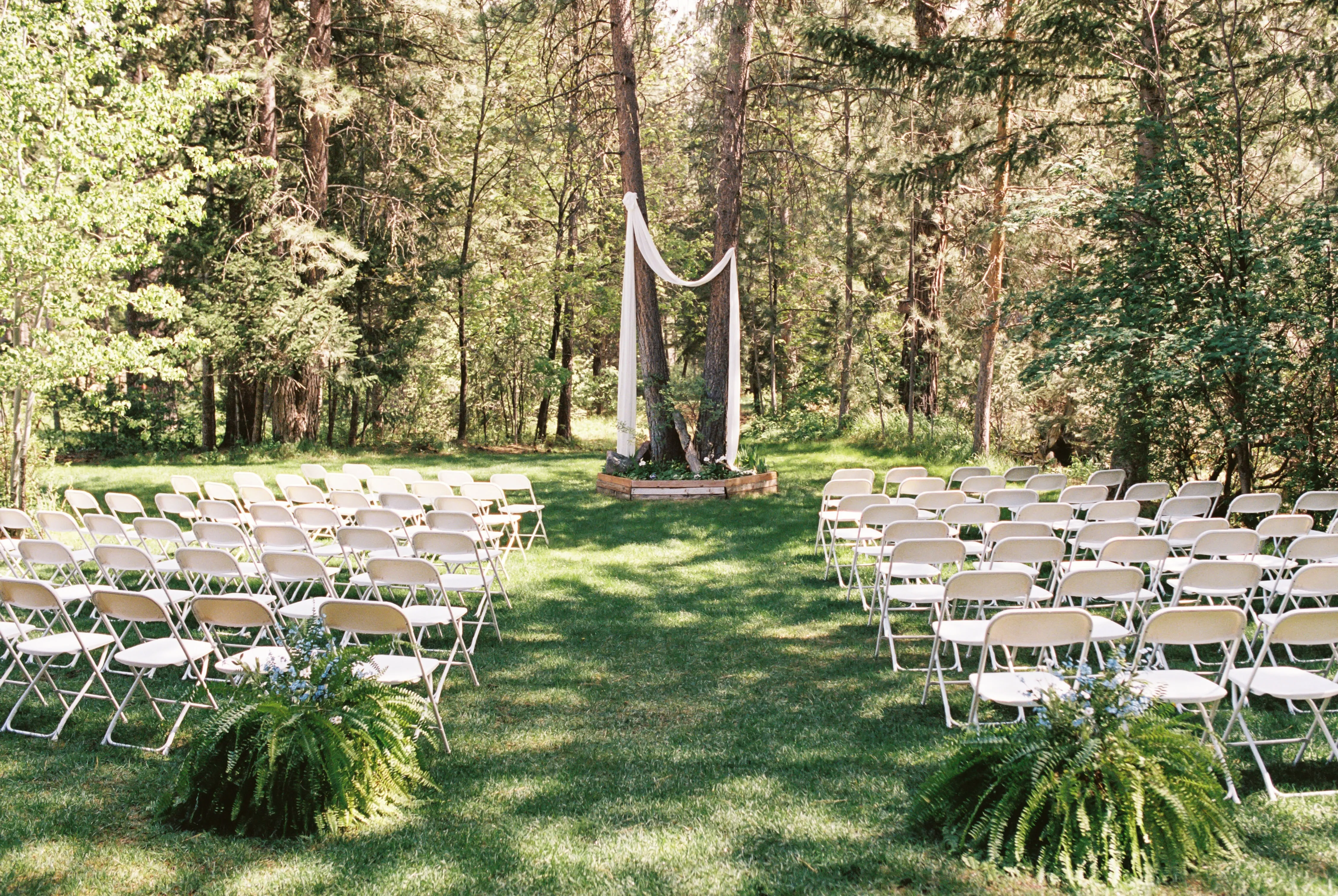 White Folding Chair