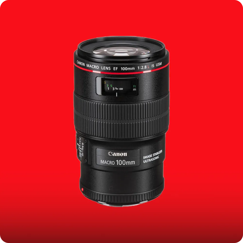 CANON EF 100mm f/2.8L Macro IS USM Lens