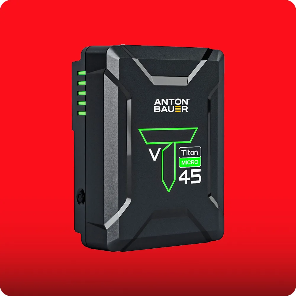 ANTON BAUER Titon Micro 45 V-Mount Battery 14.4VDC 45Wh