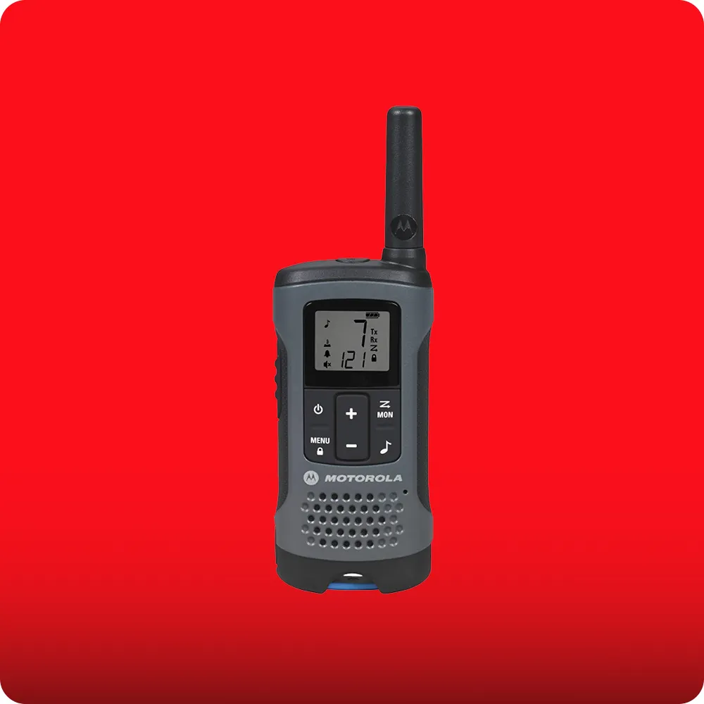 MOTOROLA Talkabout T200 FRS/GMRS Two-Way Radios (3-Pack, Gray)