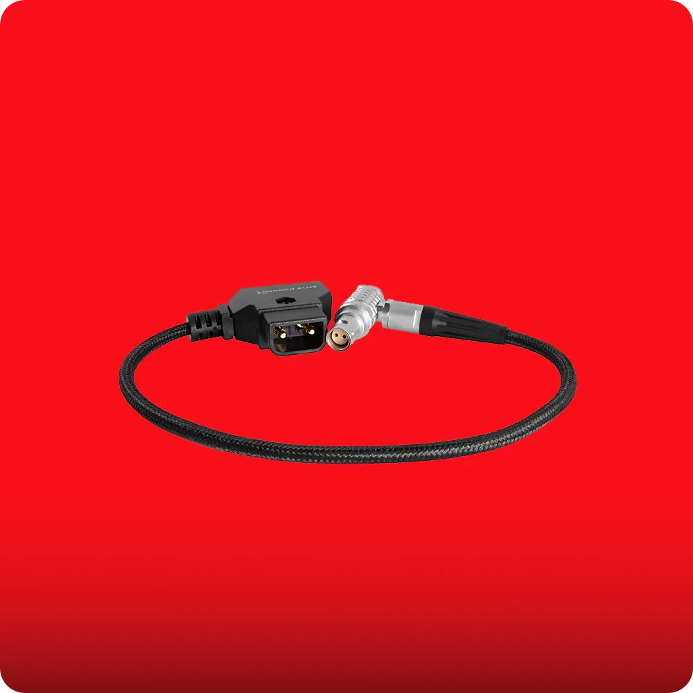 Kondor Blue Power Cable with 2 PIN Right-Angle LEMO Female
