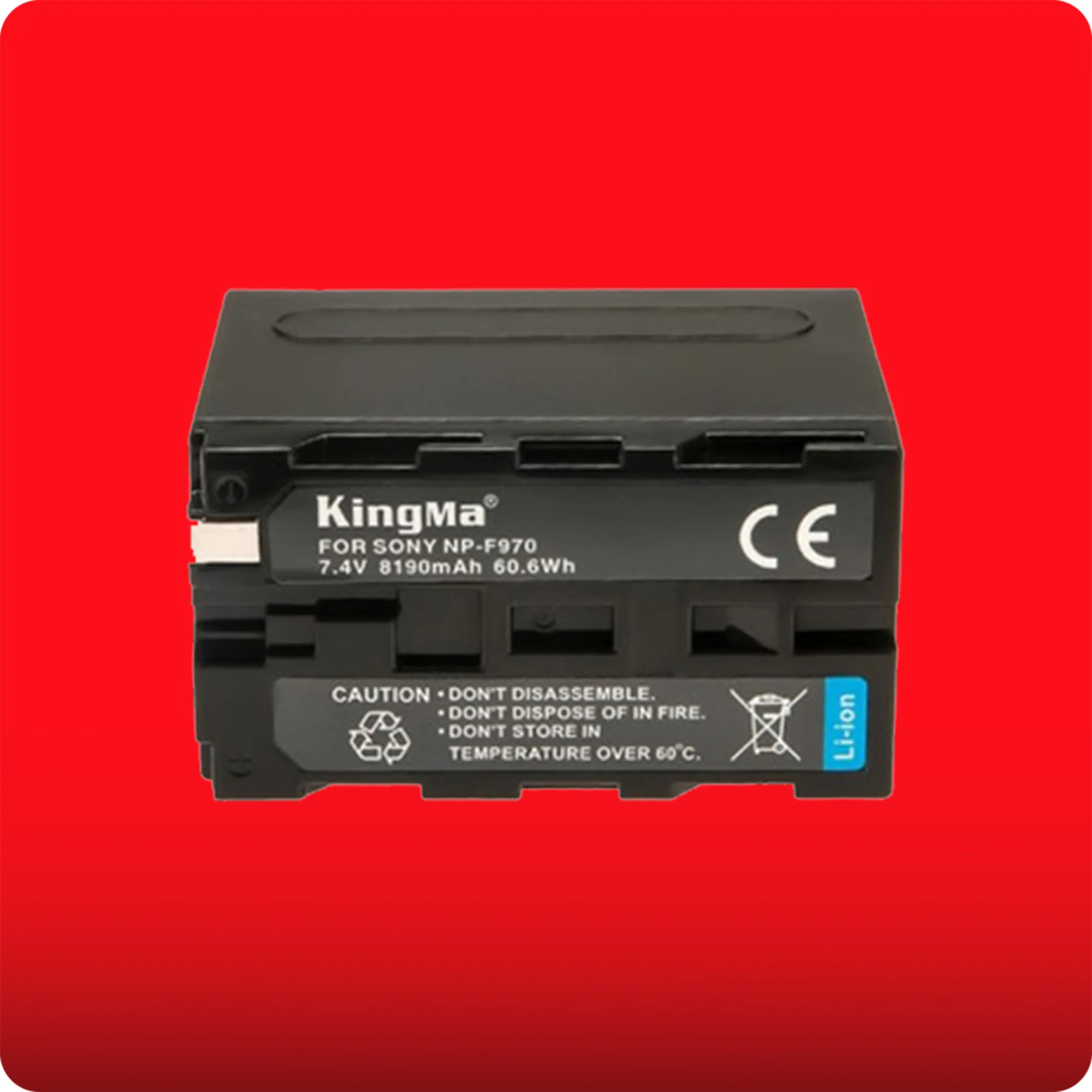 KINGMA Sony NP-F970 Battery 8190mAh