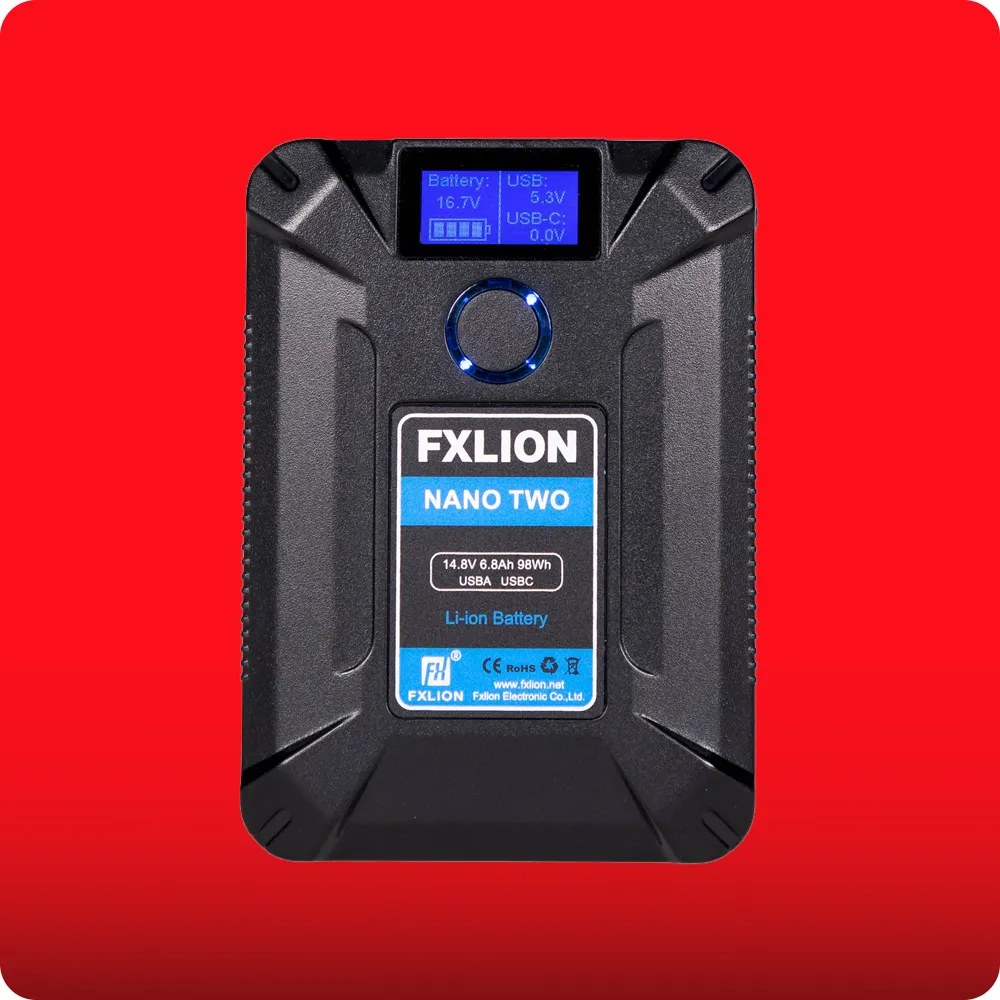 FX LION"( NANO TWO ) Nano V-Mount Battery 14.8V 98Wh