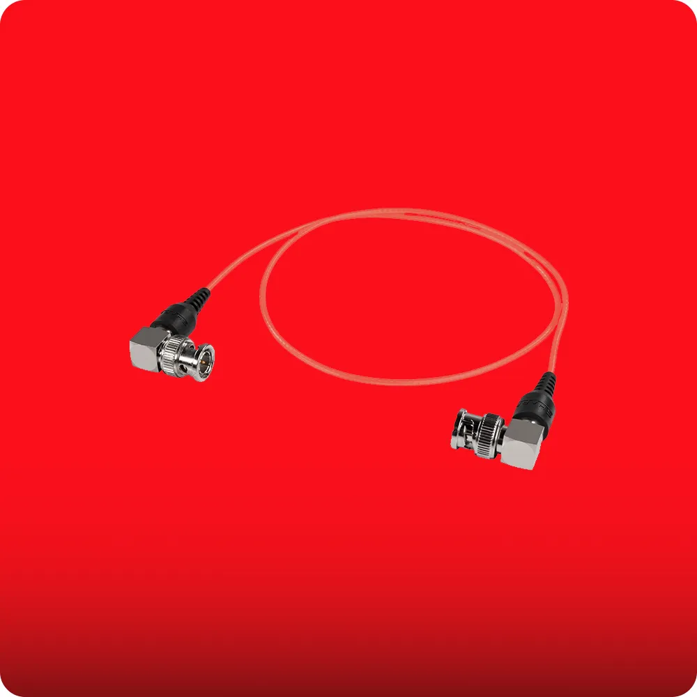 SHAPE 24" Skinny 90-degree BNC Cable red