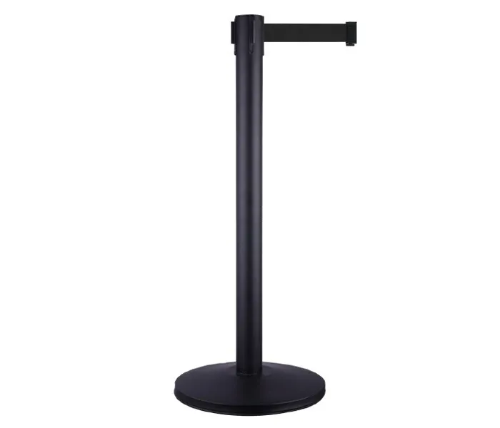 Afzetpaaltje zwart met treklint