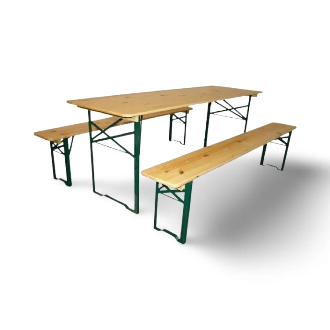 Biertafel + 2 banken