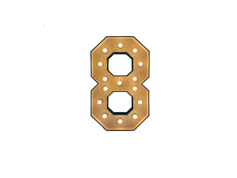 Licht Cijfer 8