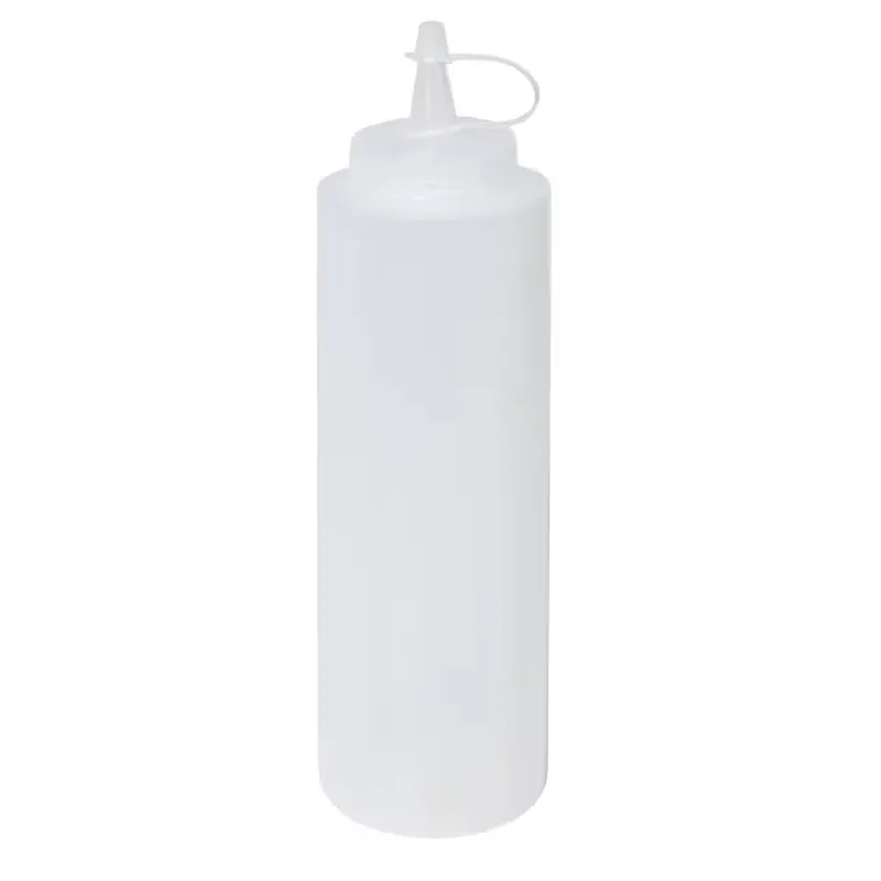 Saus fles, transparant