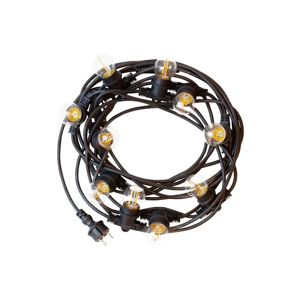 Lichtslinger/Priksnoer (LED)lampen warm wit 10meter