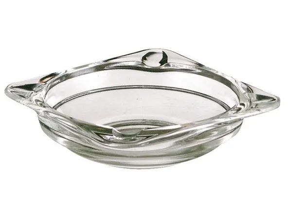 Glazen asbak ( 10 stuks )