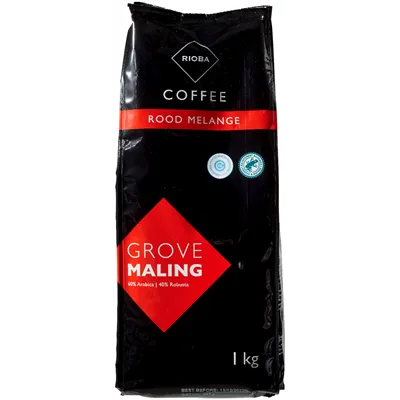 Gof gemalen gebrande koffie