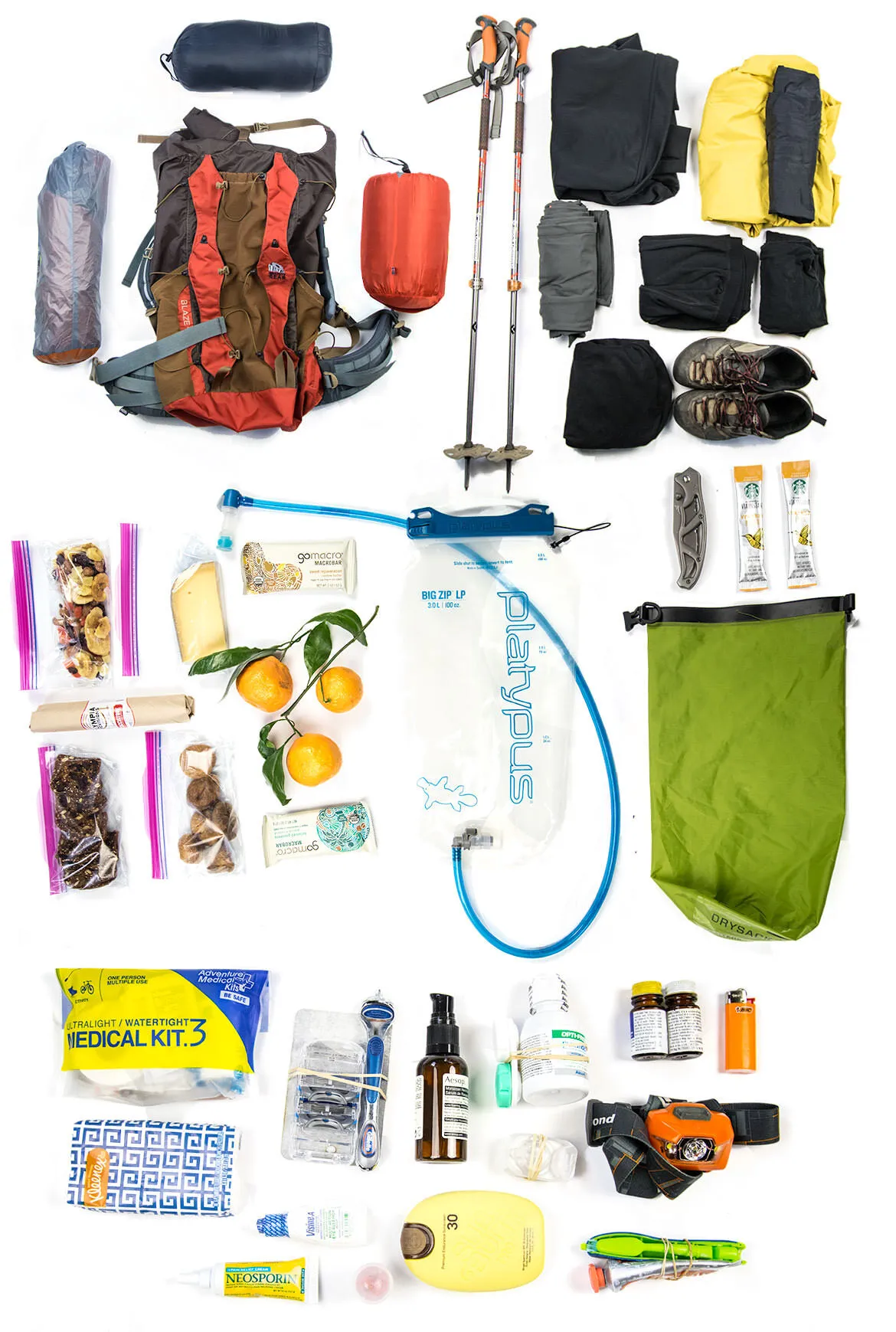 Customizable 1-Person Ultralight Backpacking Rental Kit