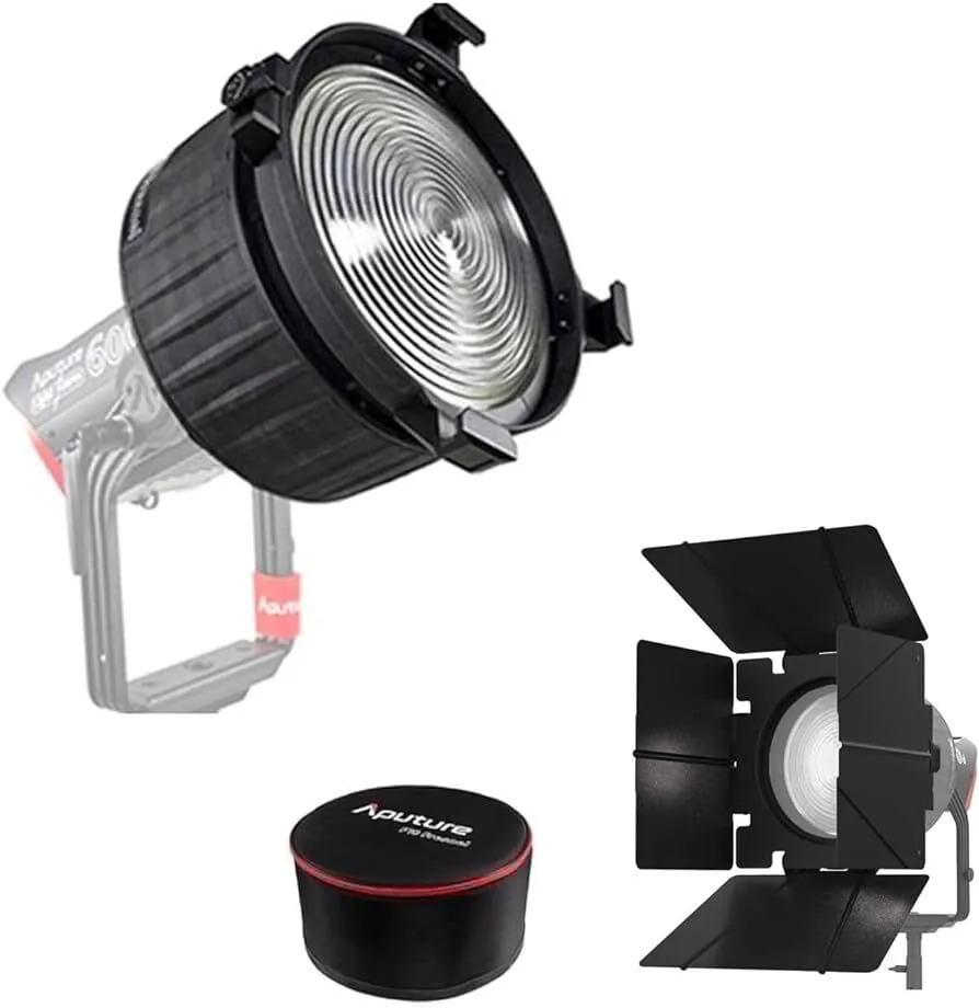 APUTURE F10 Fresnel + Barn Door