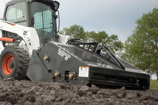 Skid Steer Bobcat Landscape Rake 6a 