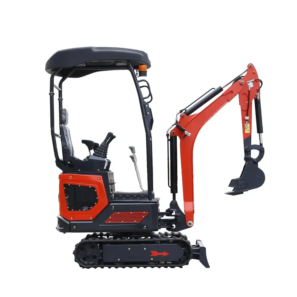 BCE 1.3 Ton Micro Excavator With Hydraulic Thumb and 8" Tooth Bucket