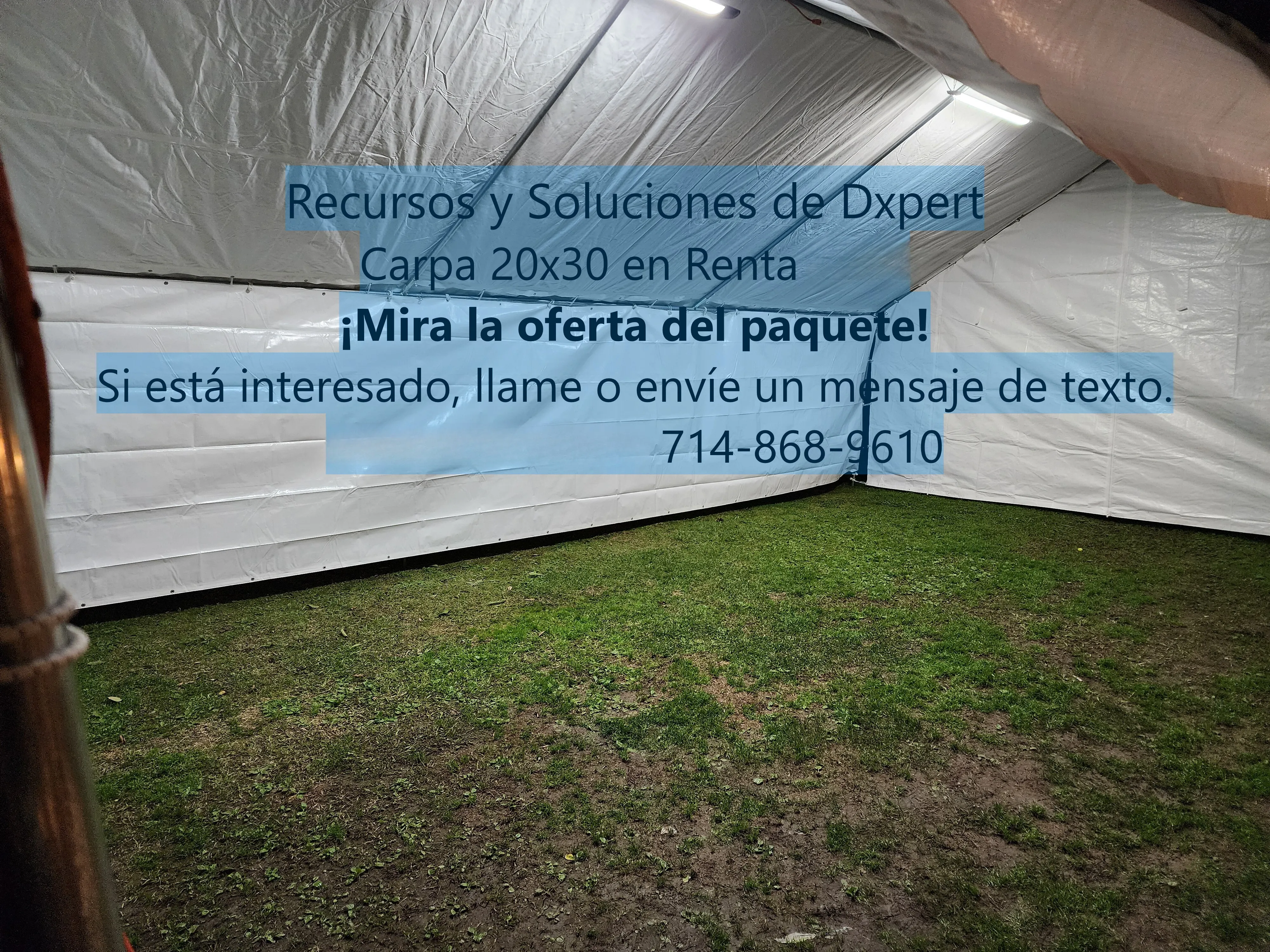 20x30 Tent Package