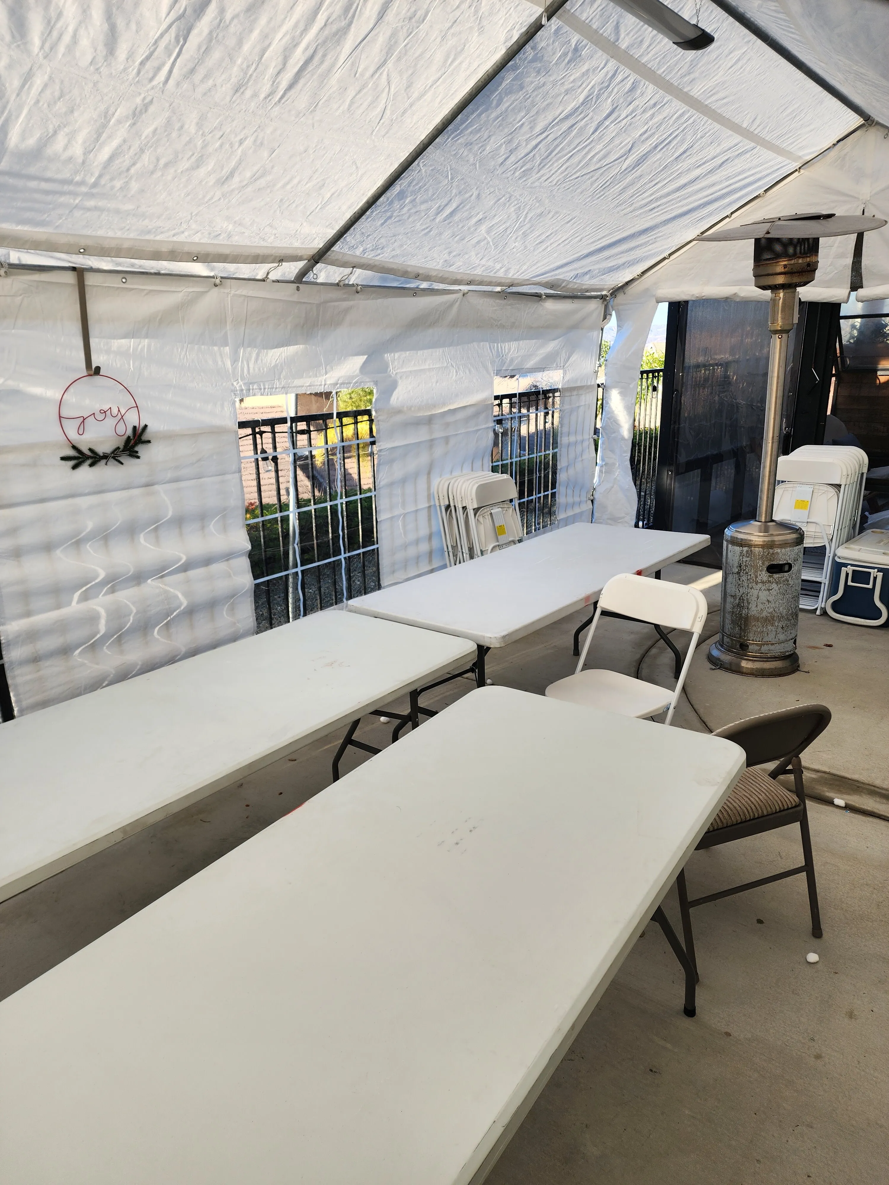 10x20 Tent Winter Package