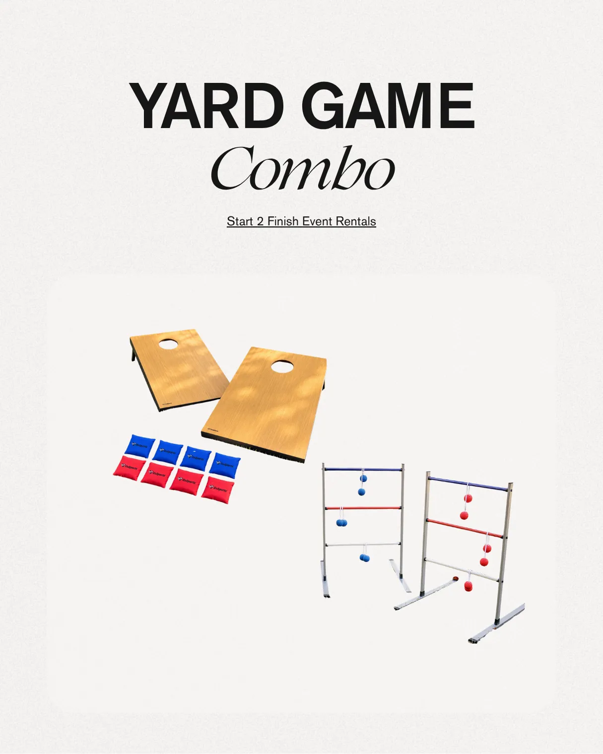Yard Game Combo