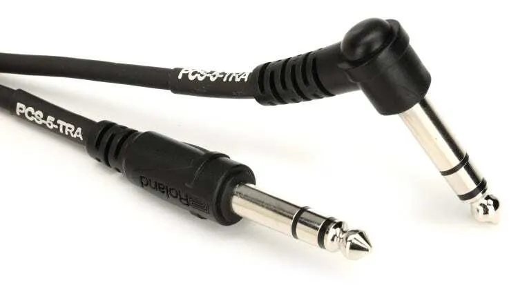 10ft Roland PCS-10-TRA 1/4-inch TRS Male to 1/4-inch TRS Male Right Angle Percussion Trigger Cable