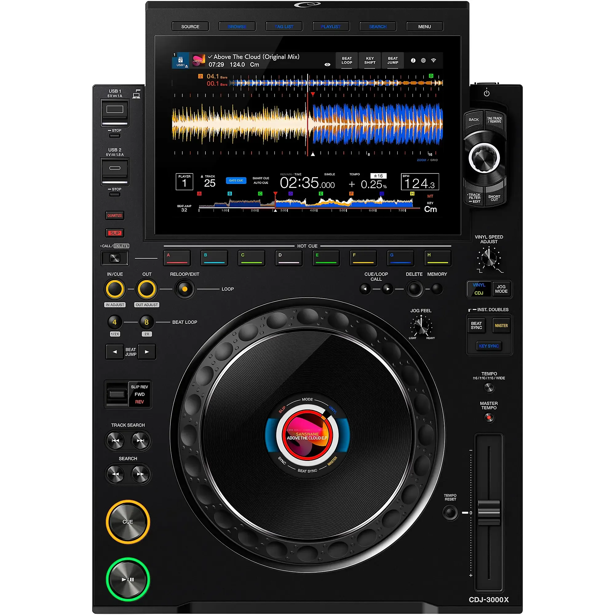 AlphaTheta CDJ-3000X Professional DJ Media Player (Pioneer)