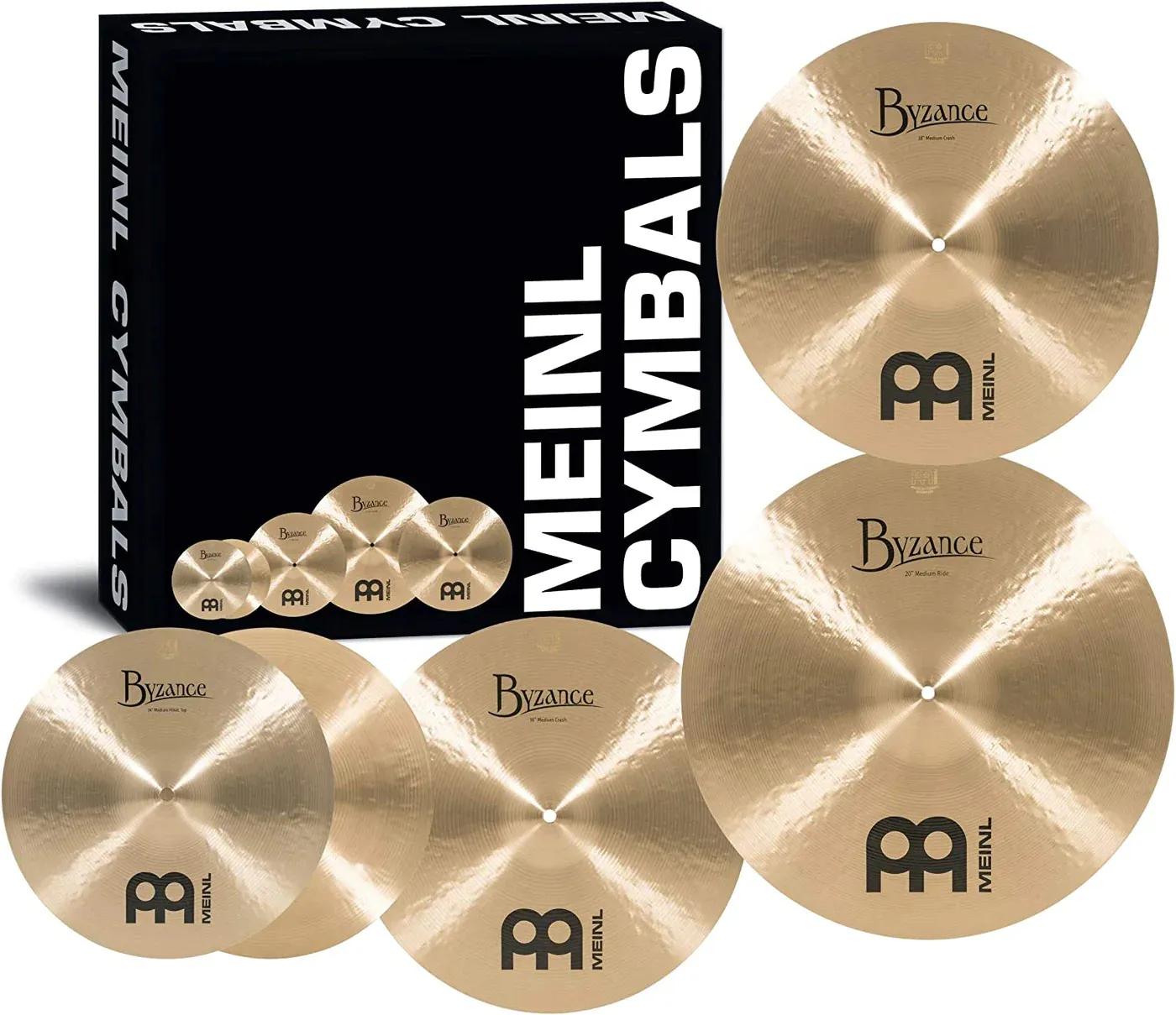 Meinl Byzance Traditional Complete Cymbal Set