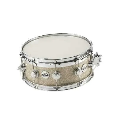 5.5x14 DW Collectors Snare Maple Broken Glass