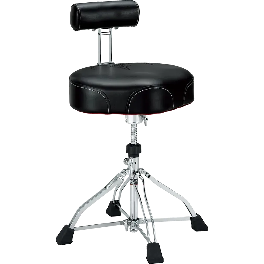TAMA 1st Chair Ergo-Rider Drum Throne With Backrest Black