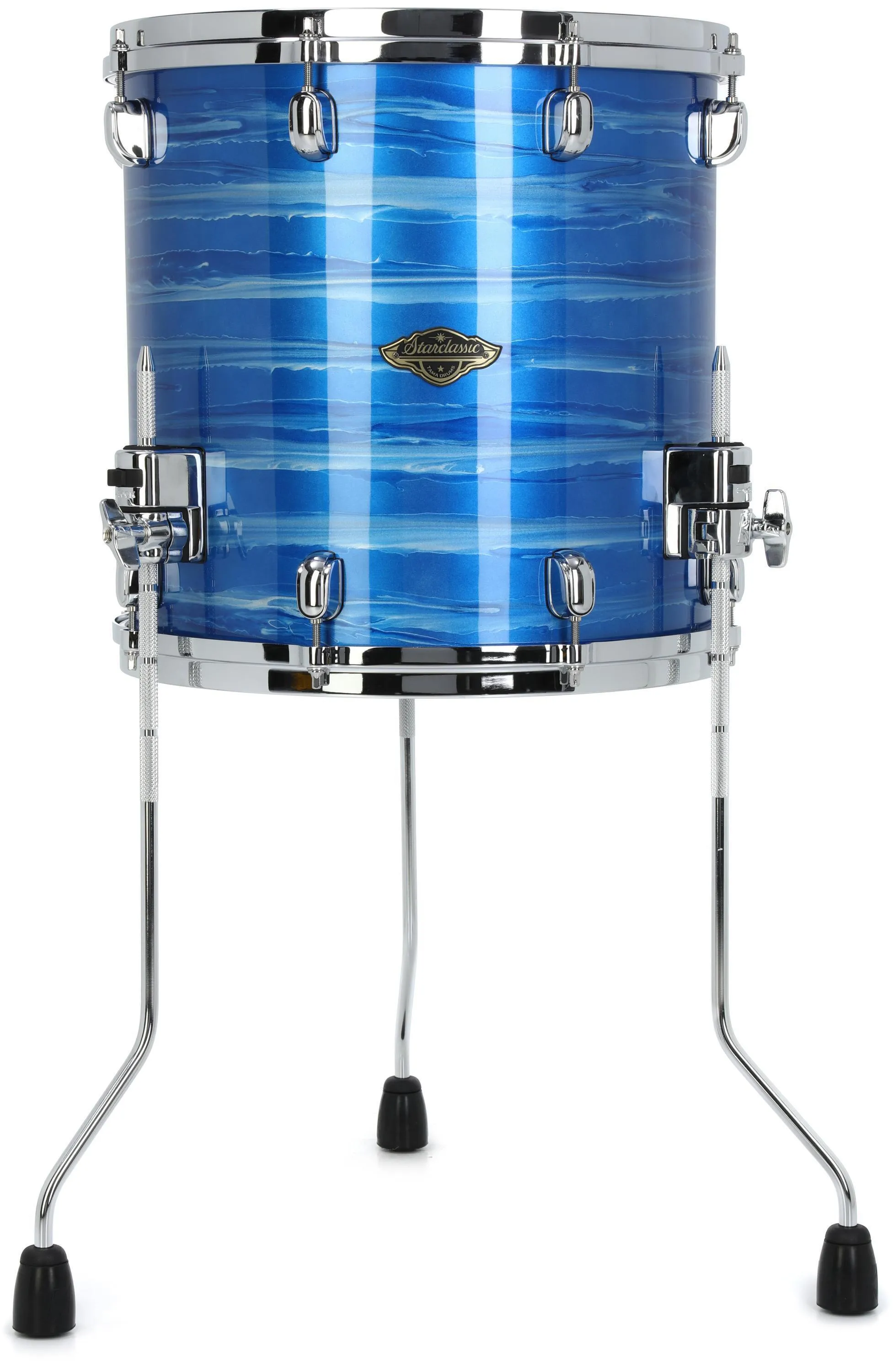 TAMA Star Classic 16"x18" Floor Tom Blue Ocean Ripple