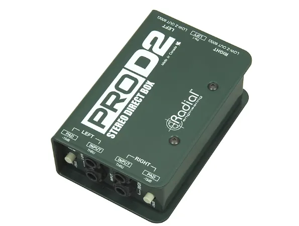 RADIAL PROD2 PASSIVE Direct Box DI Stereo