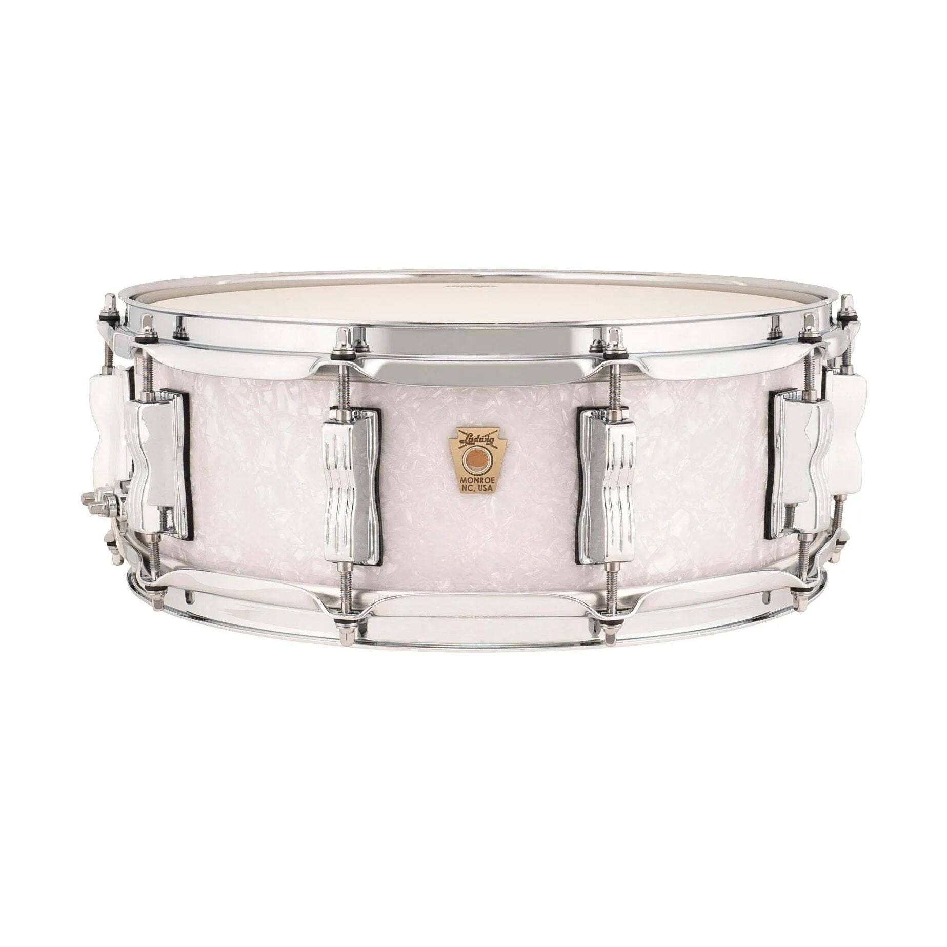 Ludwig Classic Maple Snare Drum - 14 x 5 in. White Marine Pearl