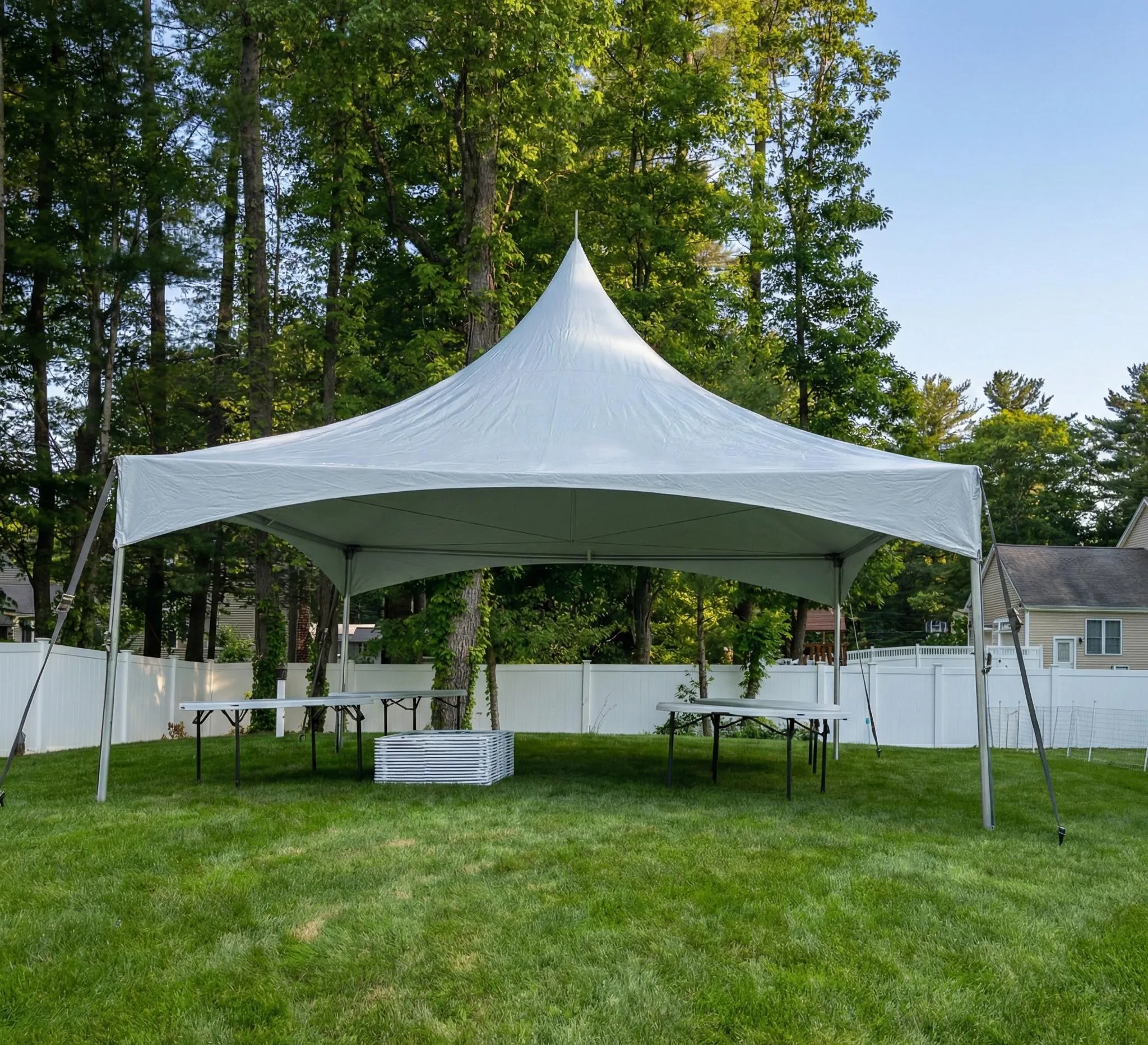 20' x 20' High Peak Frame Tent