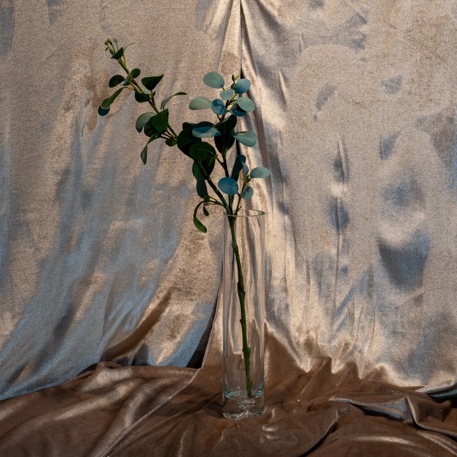 Tall Cylinder Glass Vase