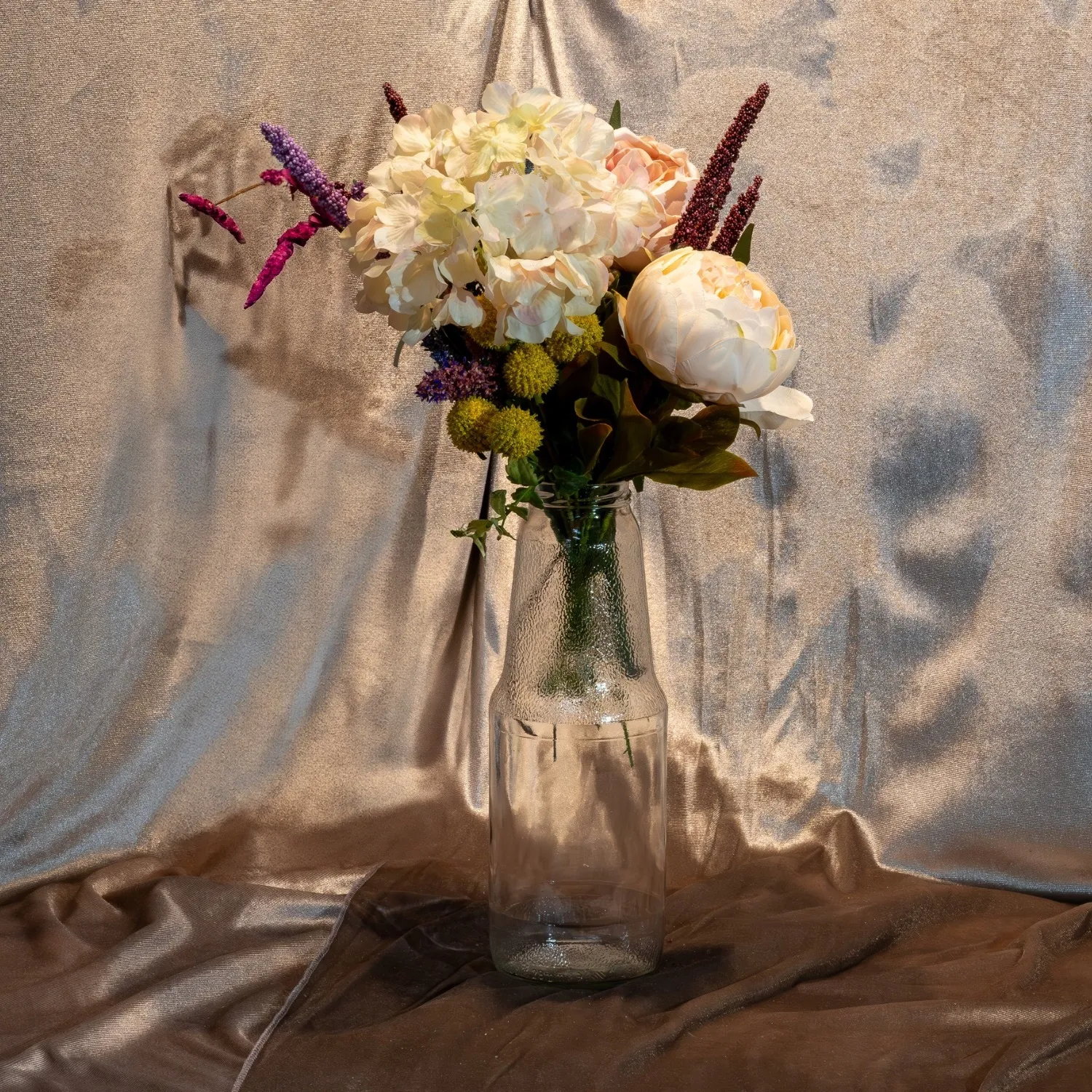 Vintage Glass Bottle Vase