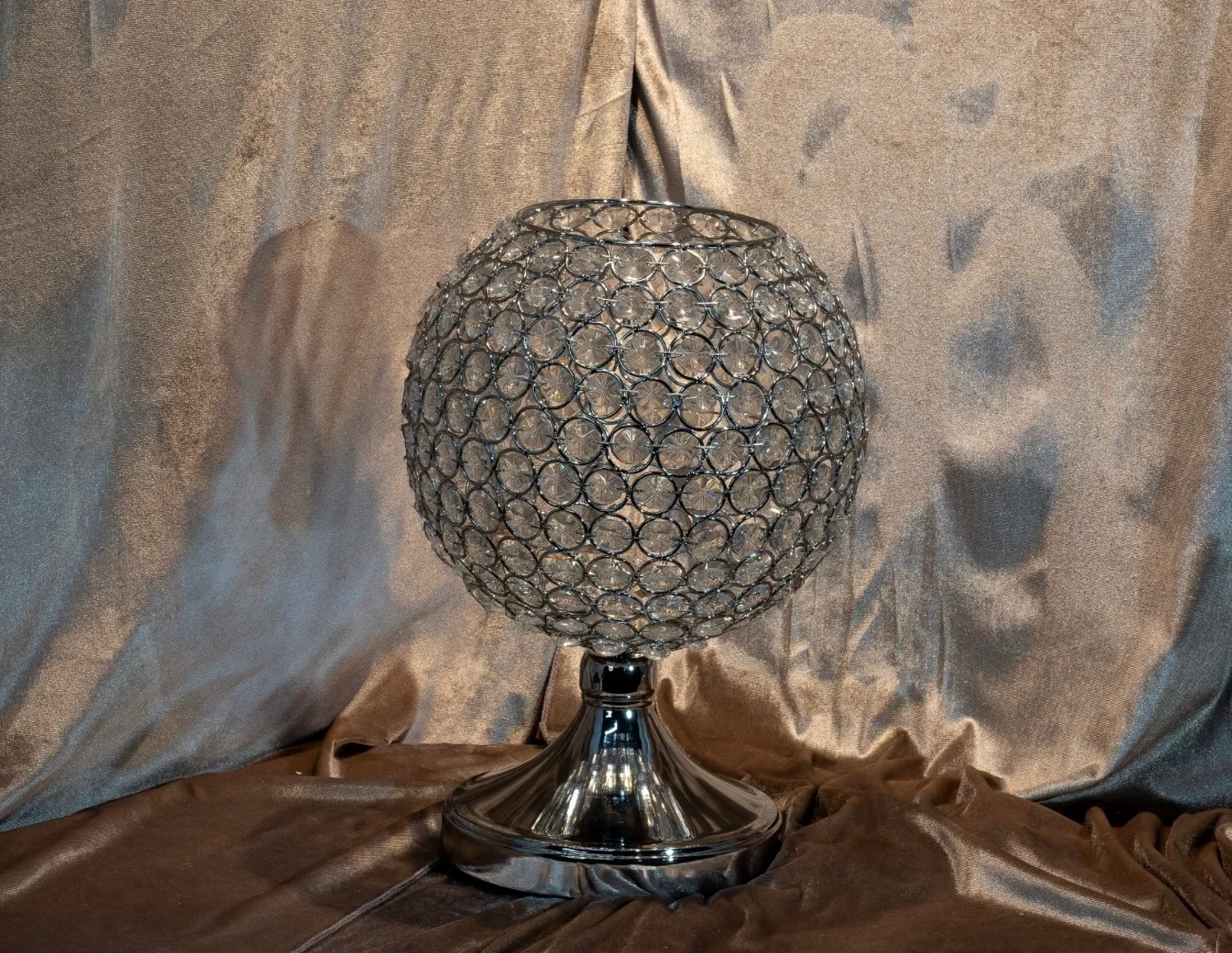 Crystal Globe Centerpiece Stand
