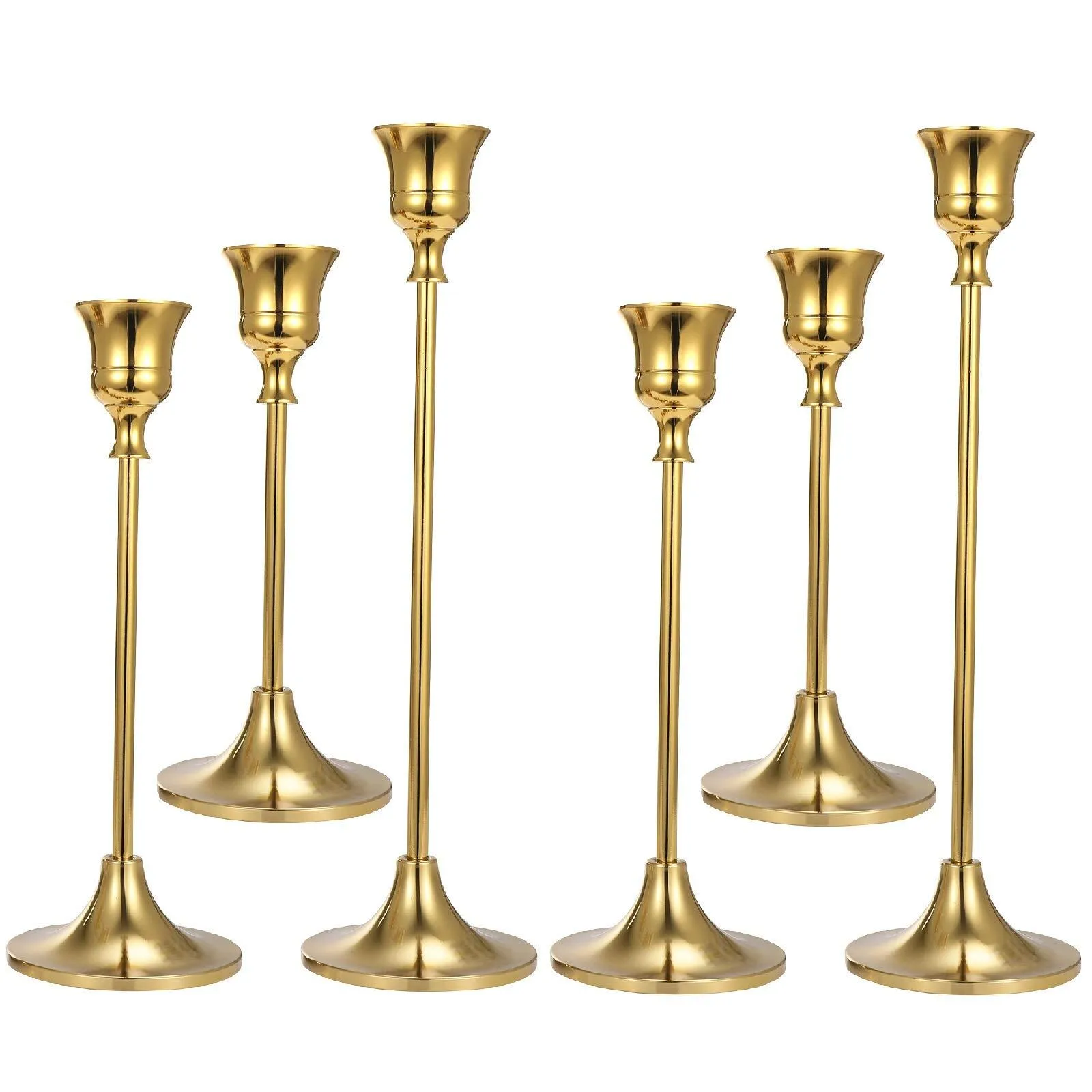 Gold Taper Candle Holders