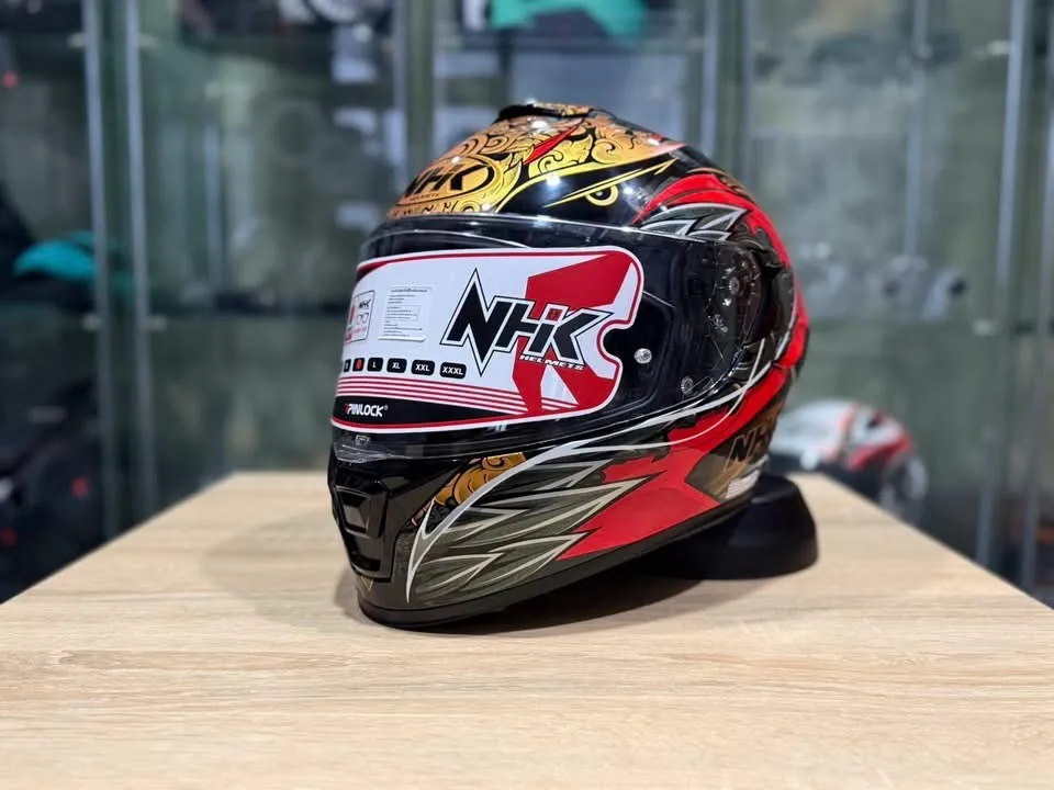 🐲 NHK KR5 Balinese Garuda Full Face Helmet ~  Size L 🐲