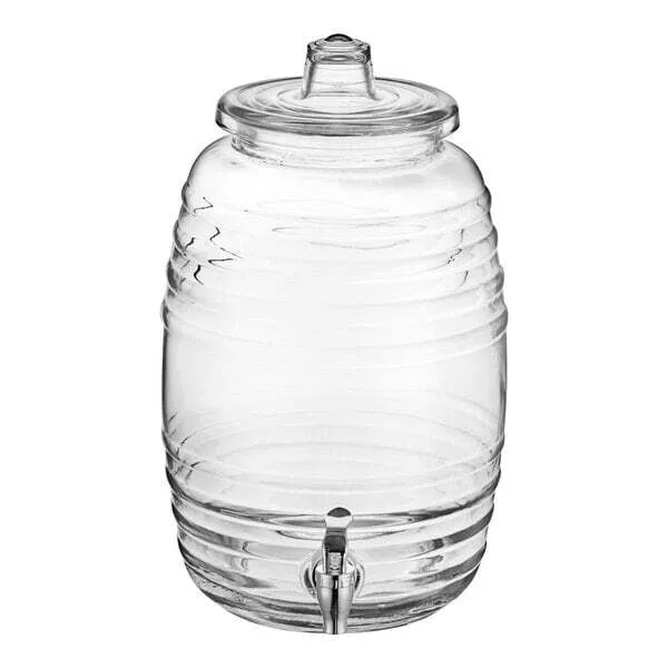Barrell Glass Beverage Dispenser (2.5gal)