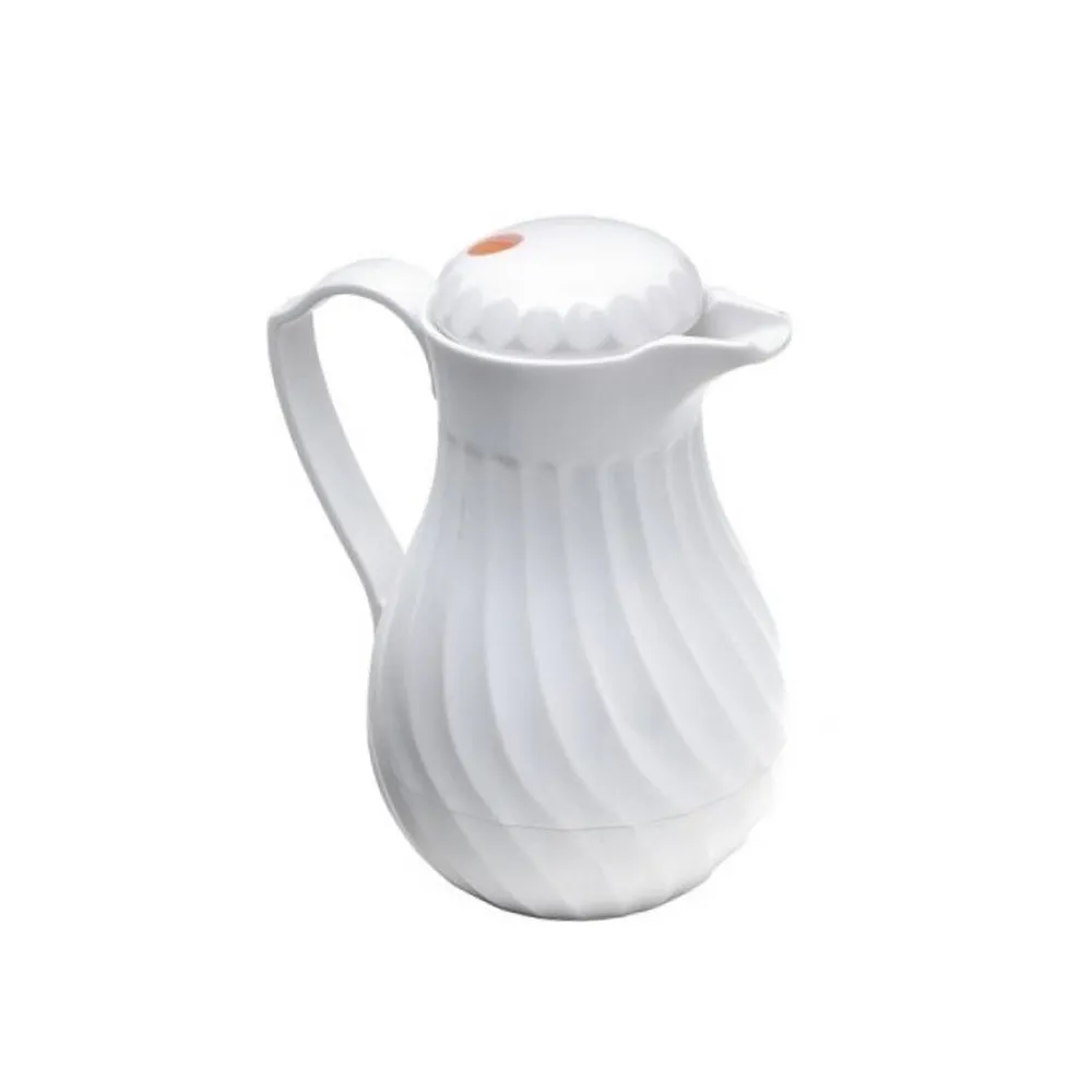 White Swirl Pitcher
