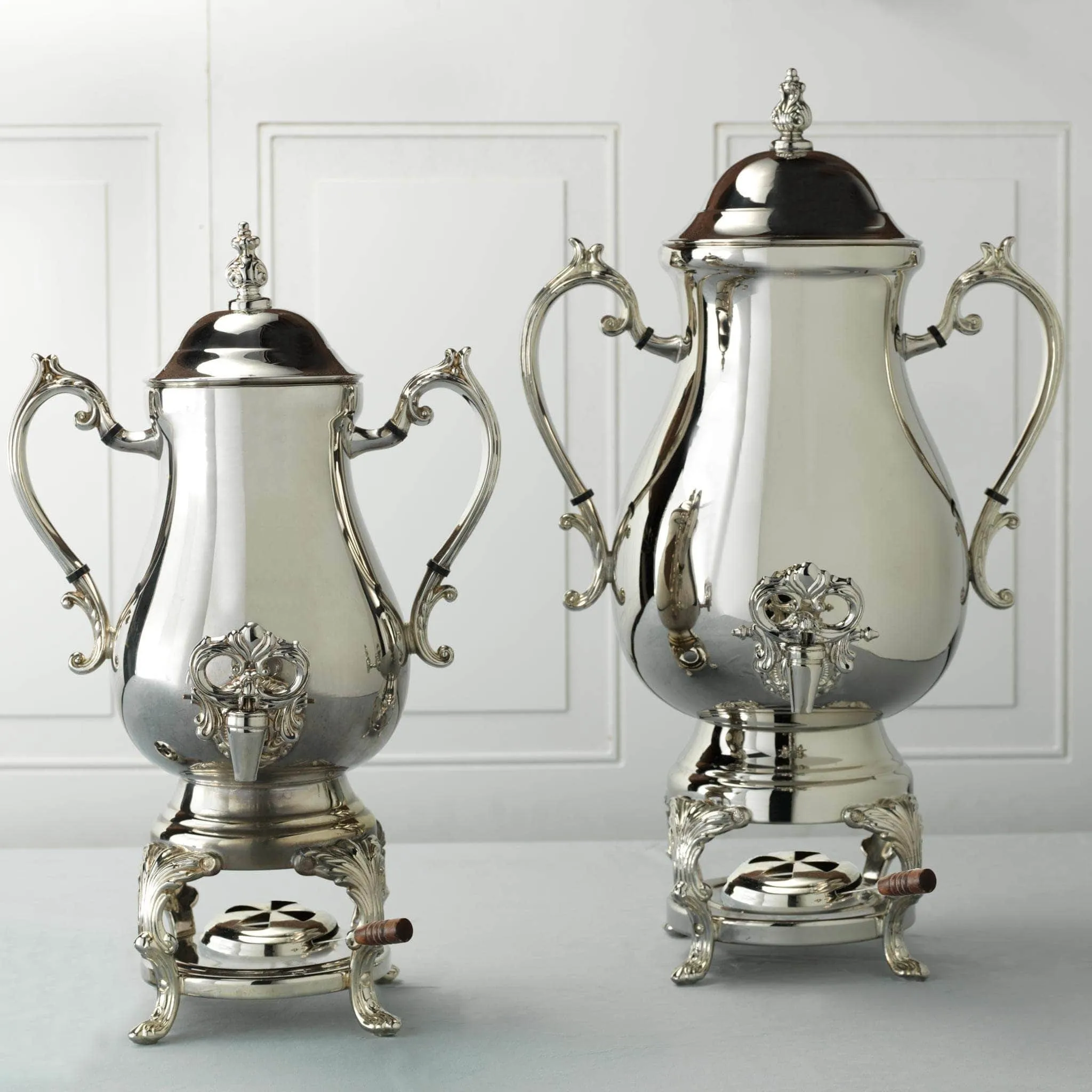 Silver Beverage Dispenser