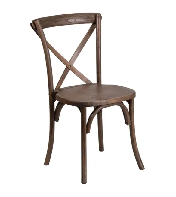 Wooden Cross Back Chair