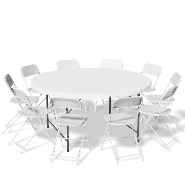 Round Table with Chairs 