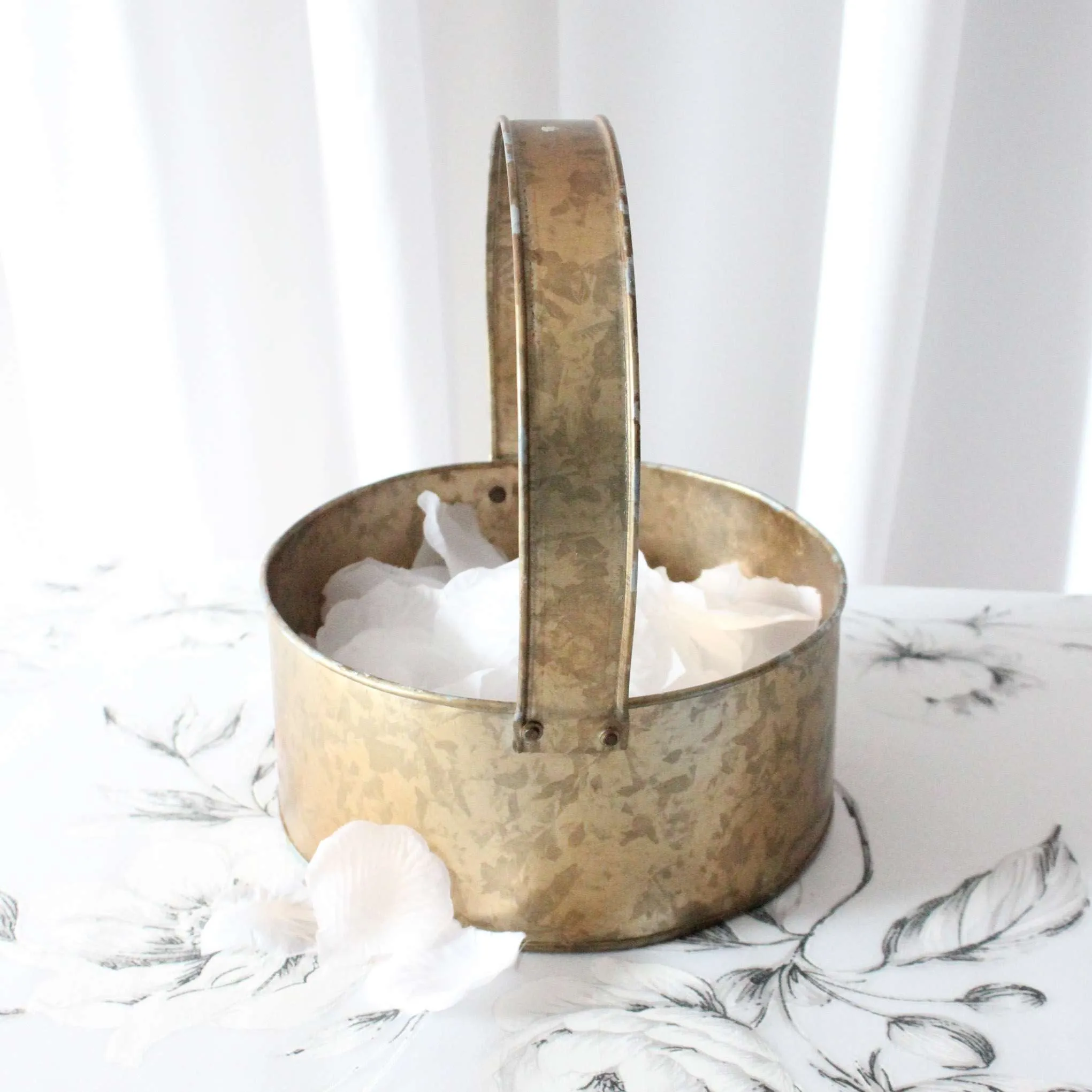 Flowergirl Basket - Metal