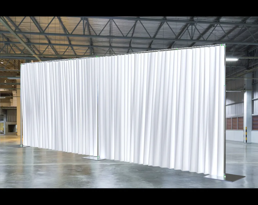 Room Drapery 12ft - Ivory