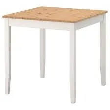 Small square table