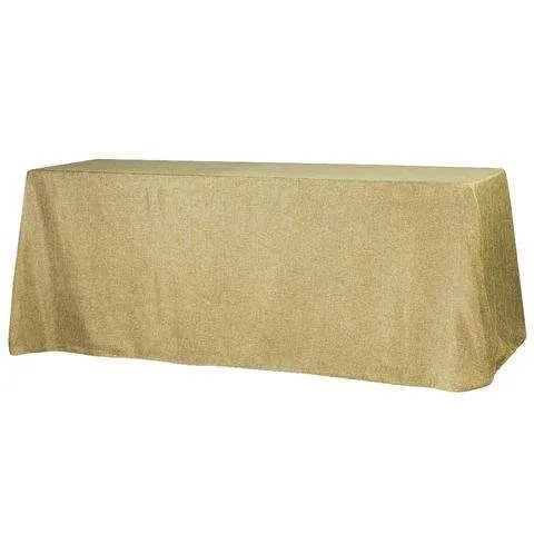 90"x156" Faux Burlap Rectangular Tablecloths
