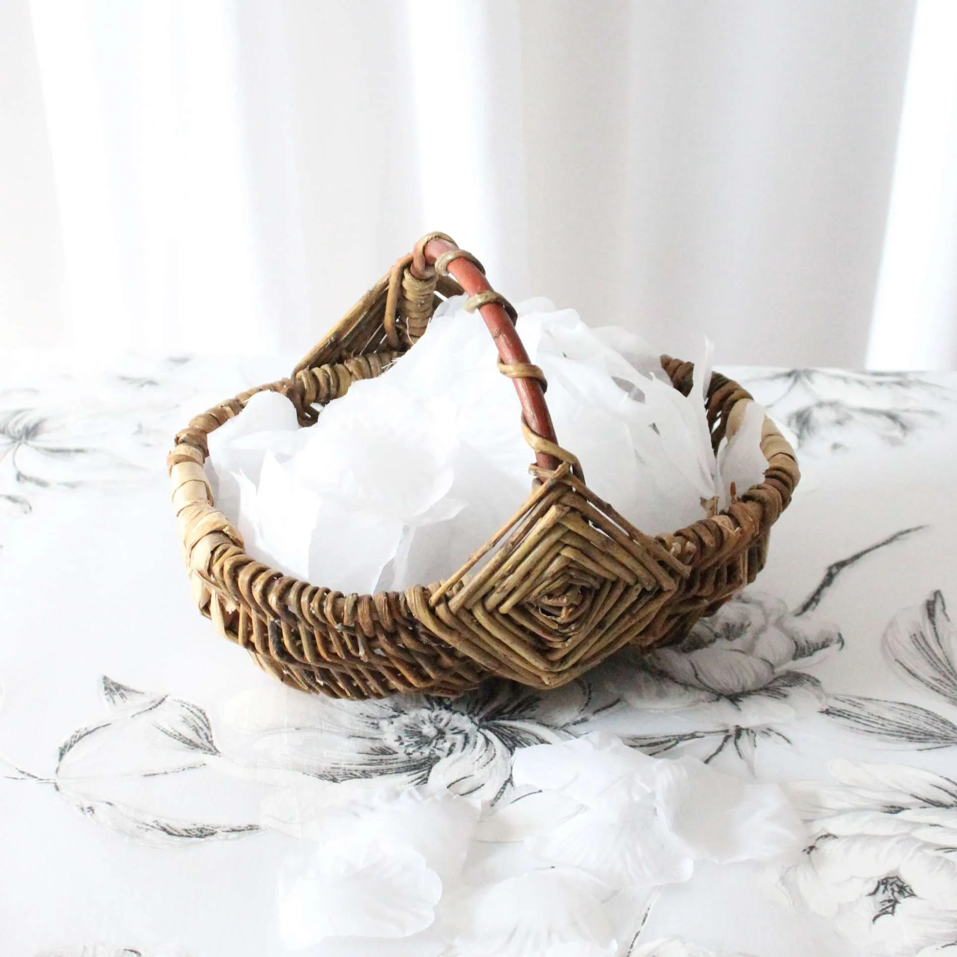 Flowergirl Basket - Woven