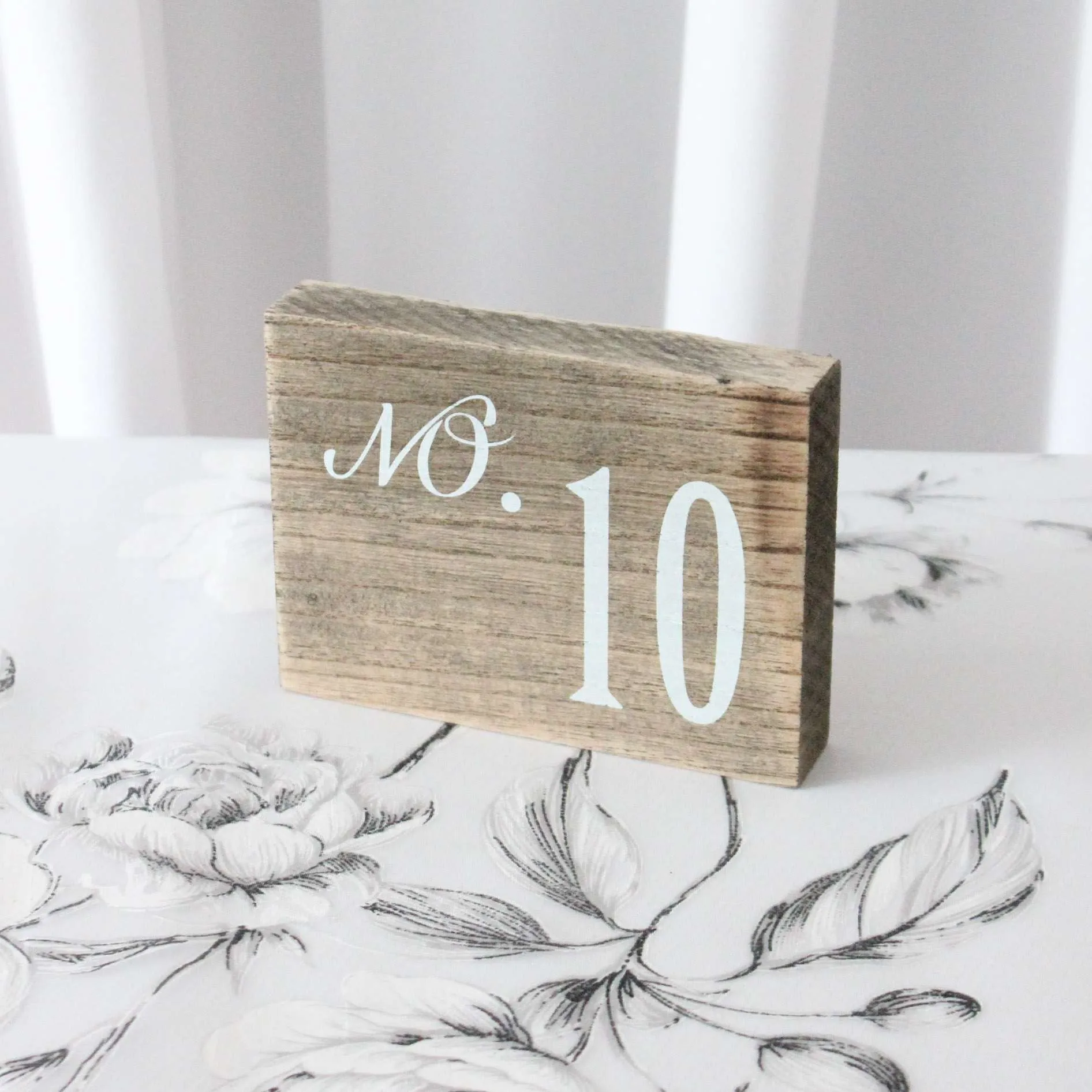 Table Numbers - Wood 1 to 10