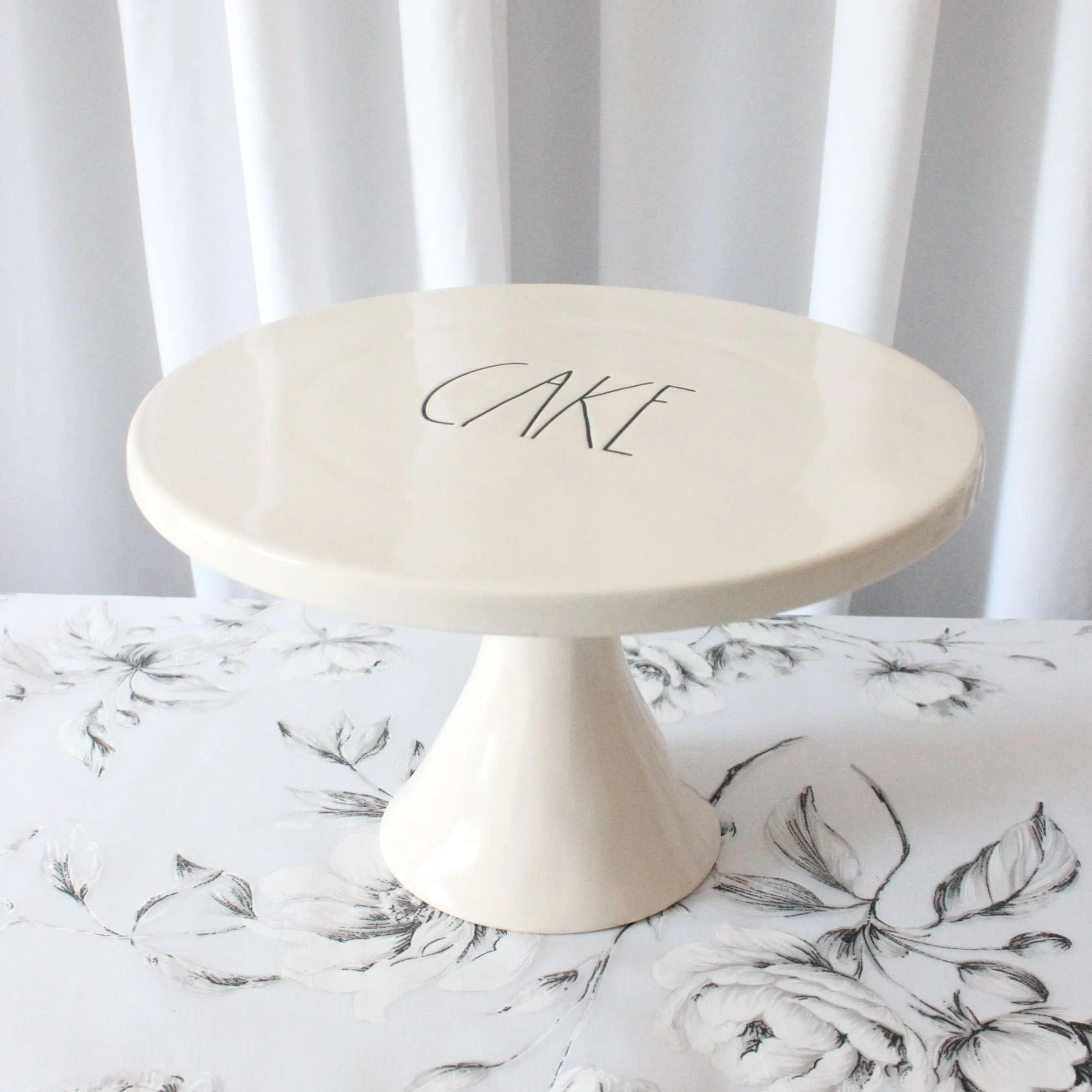 White "CAKE" Stand